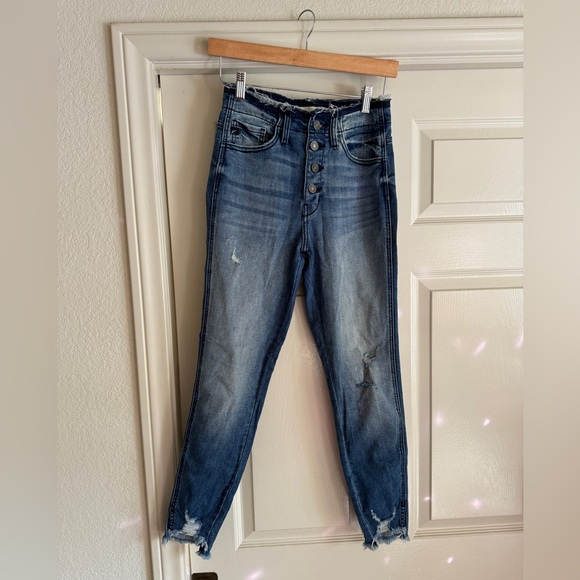 Kancan jeans blue distressed size 3/25 - Picture 1 of 5